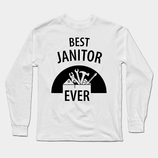 Caretaker Janitor Long Sleeve T-Shirt by Johnny_Sk3tch